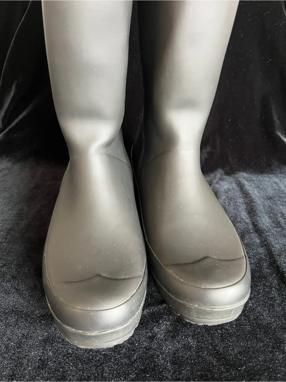 HUNTER Women's PLAY Tall Rain Boots Black Sz 8